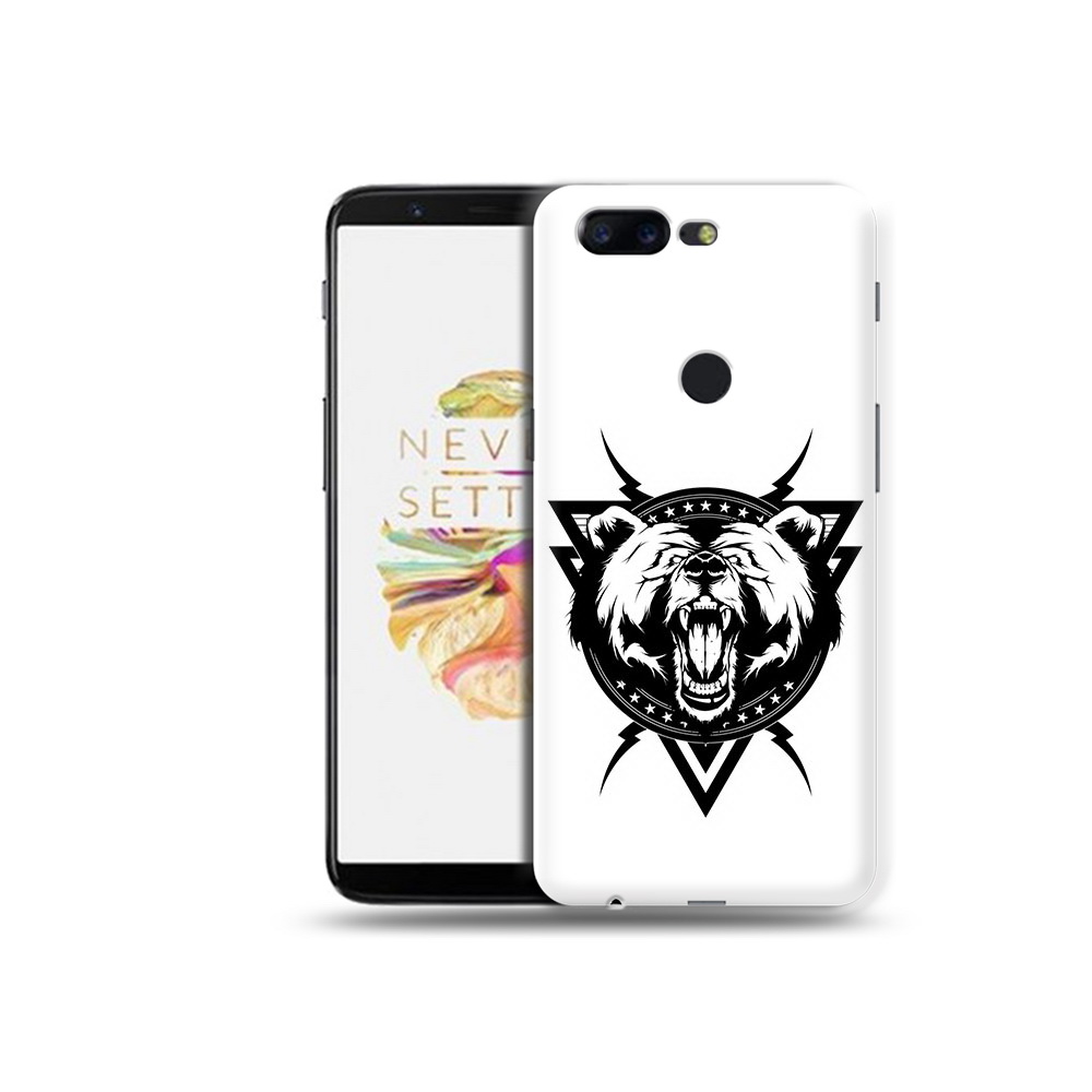 

Чехол MyPads Tocco для OnePlus 5T медведь в треугольнике, Прозрачный, Tocco