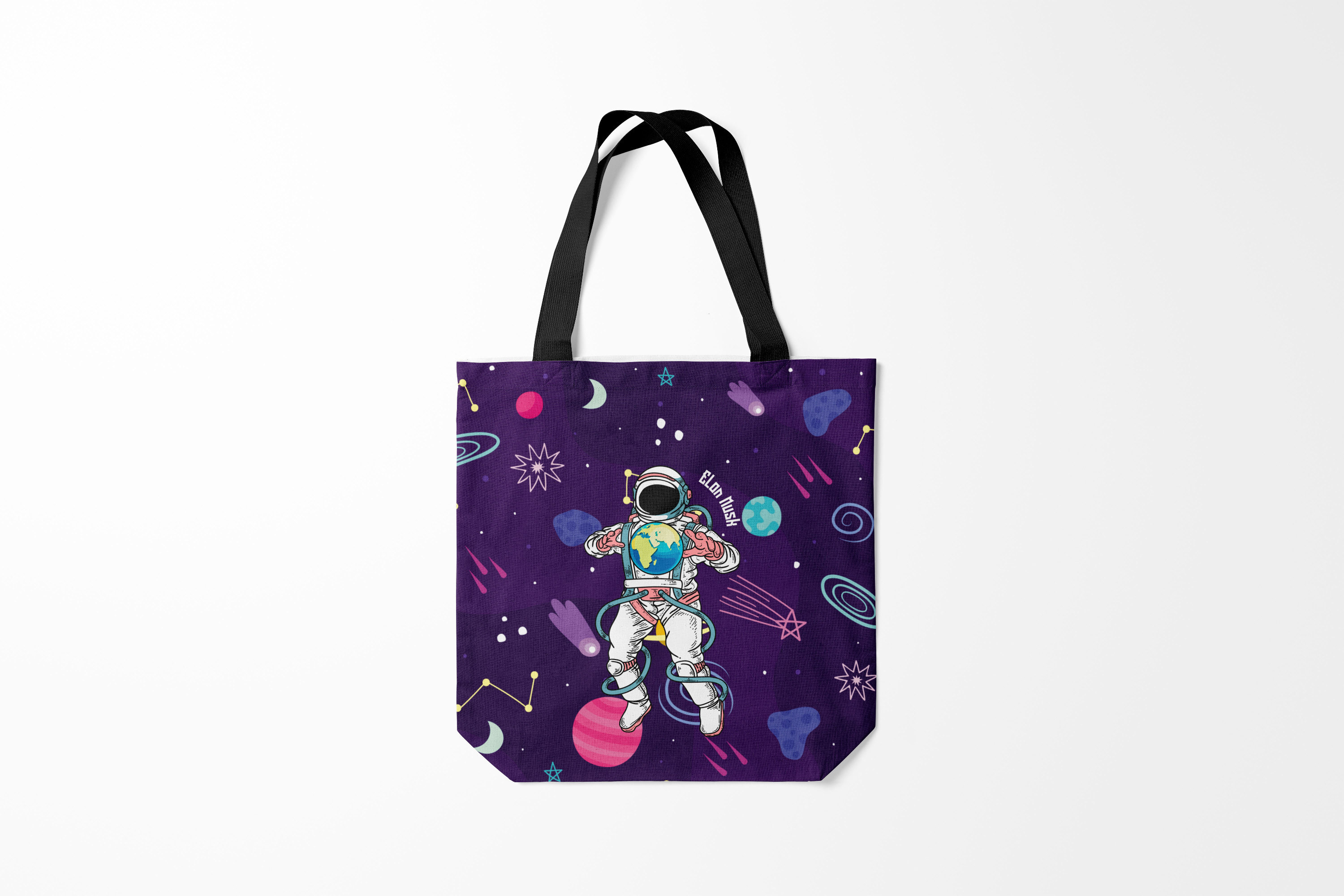 

Сумка шoппер унисекс Burnettie Илон Маск Elon Musk, фиолетовый, Илон Маск Elon Musk