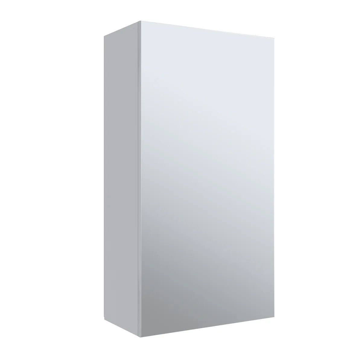 Зеркало шкаф для ванной Runo Кредо 40 белый, универсальный зеркальный шкаф onika кредо 35 угловой универсальный