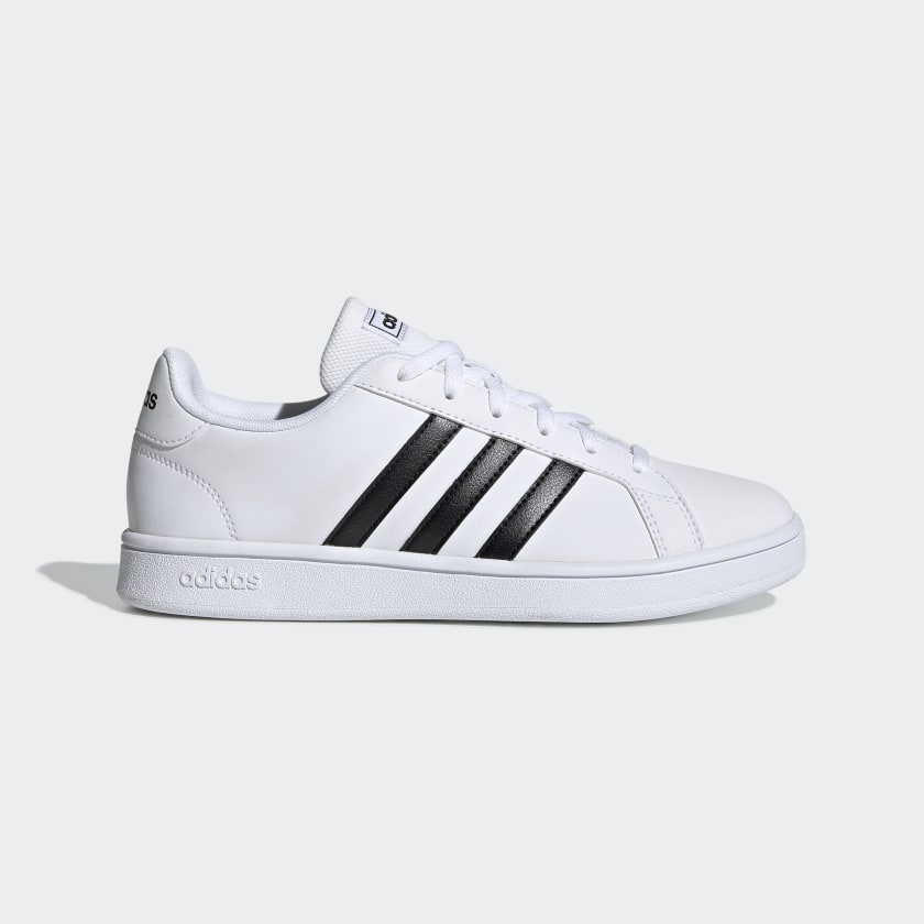 фото Кеды женские adidas grand court base белые 6 uk