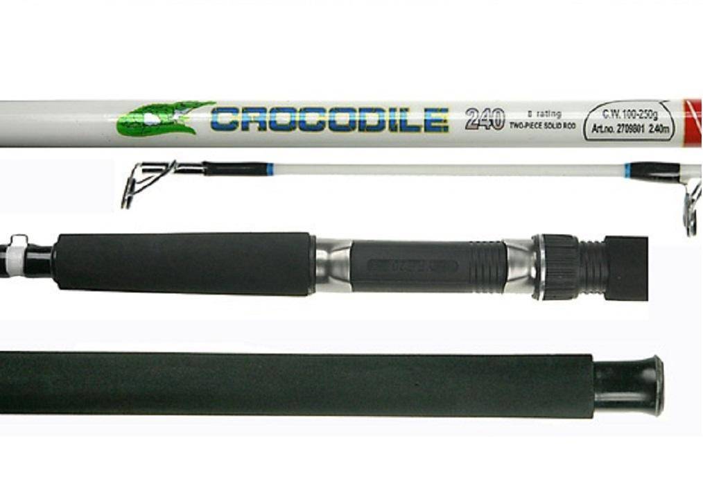 

Спиннинг Crocodile крокодил 2.4 м, с тестом 100-250 г штекерный, CRO 1