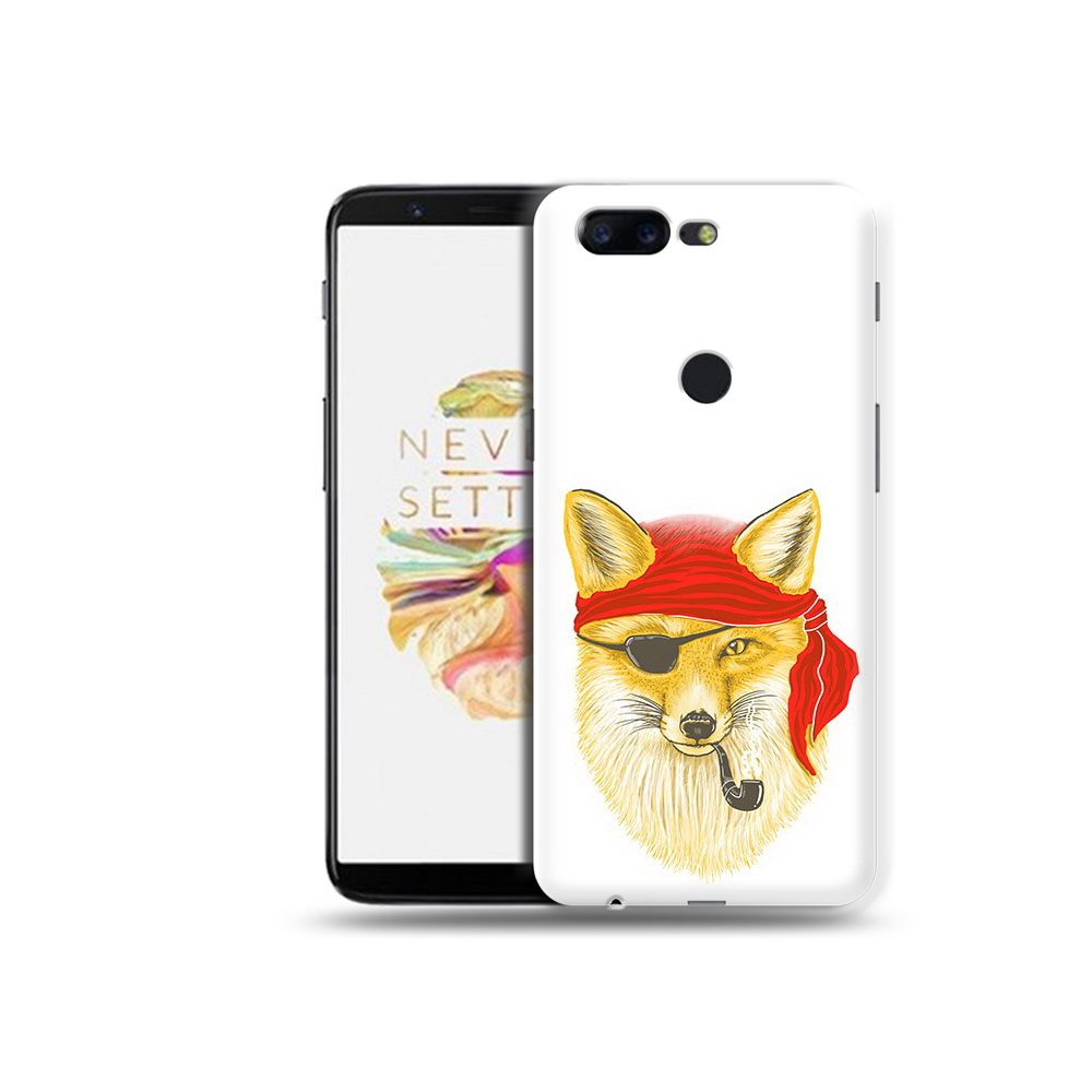

Чехол MyPads Tocco для OnePlus 5T лиса-пират, Прозрачный, Tocco