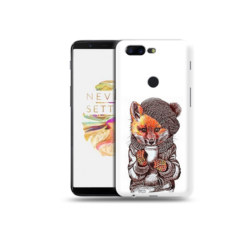 

Чехол MyPads Tocco для OnePlus 5T лиса в шапке, Tocco