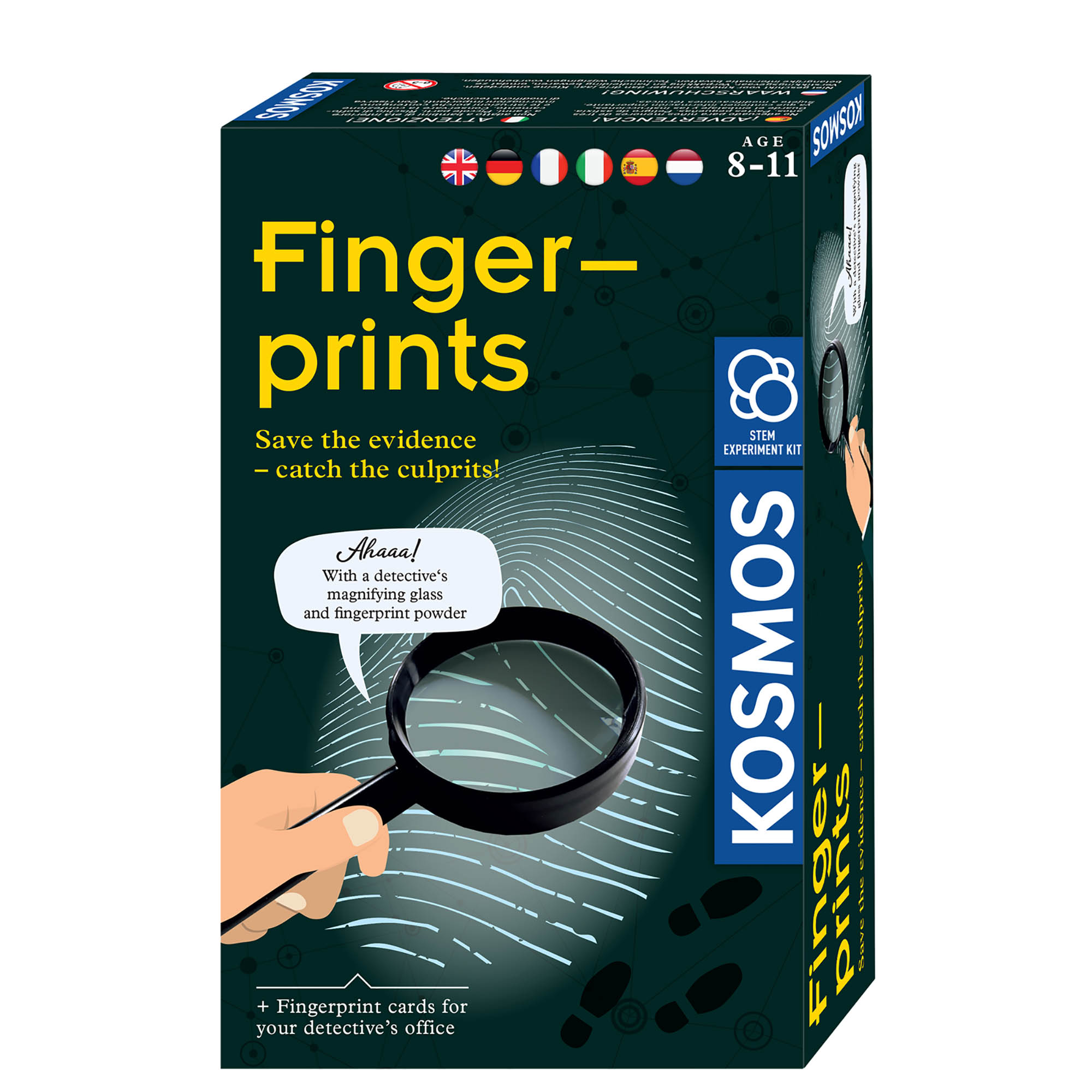 Набор опытов Kosmos Experiments Finger-prints Юный Сыщик Детектив, от 8 лет