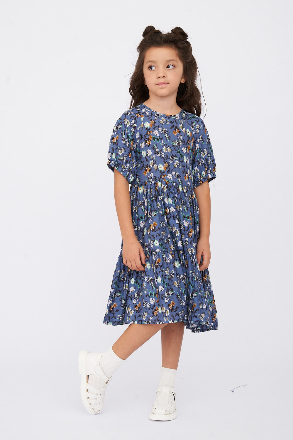 Платье детское Prime Baby PPP01504CHR09, голубой, 110