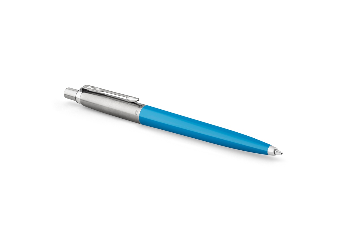 

Шариковая ручка Parker Jotter SKY BLUE M синяя R2123109, Шариковая ручка Parker Jotter, цвет SKY BLUE, цвет чернил синий, толщина линии M , в подарочной коробке