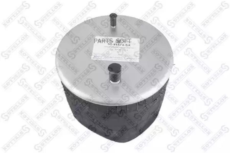 

90-41574-SX_пневмоподушка без стак. !1шп.M12. 1шпилька-штуц.M22/M12 SMB, ROR