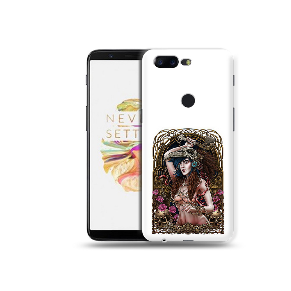 

Чехол MyPads Tocco для OnePlus 5T красивая девушка рисунок, Прозрачный, Tocco