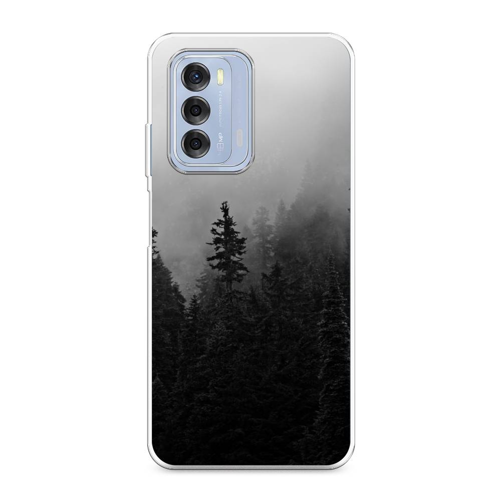 

Чехол для ZTE Blade V40 "Туманный лес", Серый;черный, 136150-2