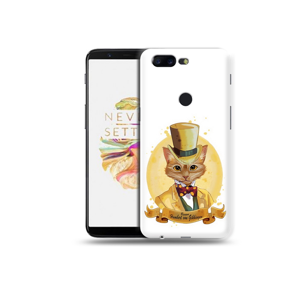 

Чехол MyPads Tocco для OnePlus 5T кот юрист, Прозрачный, Tocco