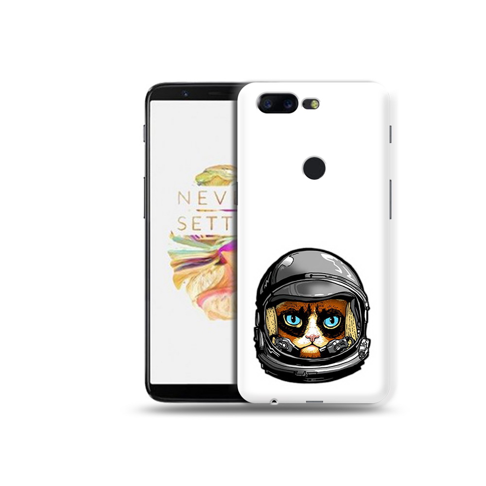 

Чехол MyPads Tocco для OnePlus 5T кот космонавт, Прозрачный, Tocco