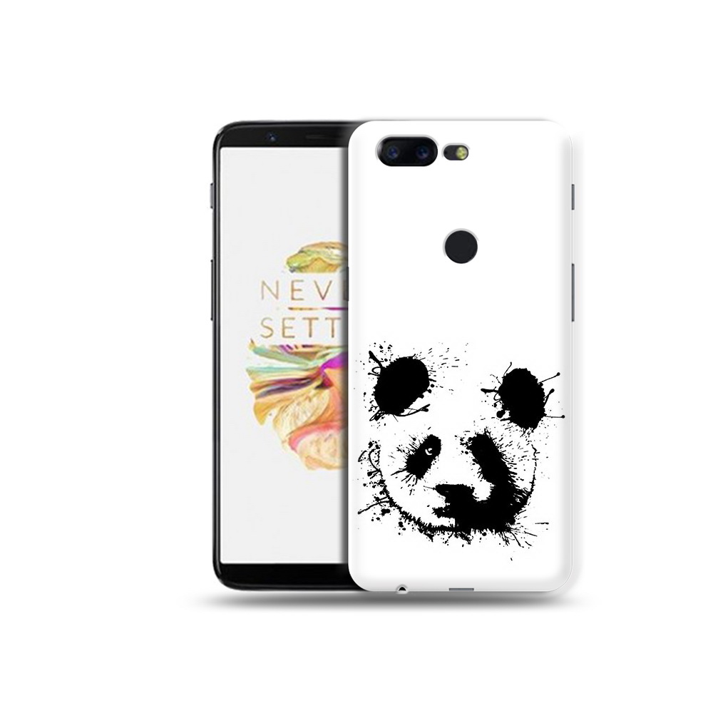 

Чехол MyPads Tocco для OnePlus 5T клякса-панда, Прозрачный, Tocco