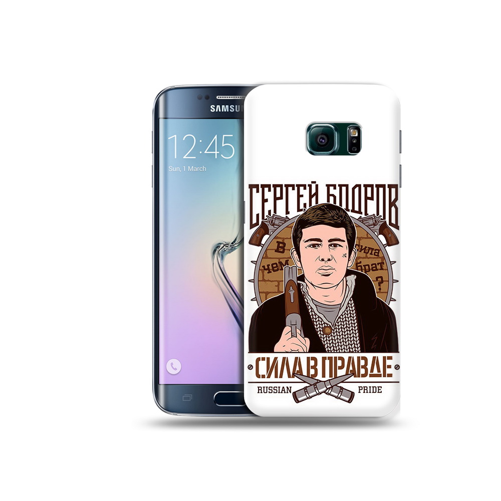 

Чехол MyPads Tocco для Samsung Galaxy S6 Edge Сергей Бодров, Прозрачный, Tocco