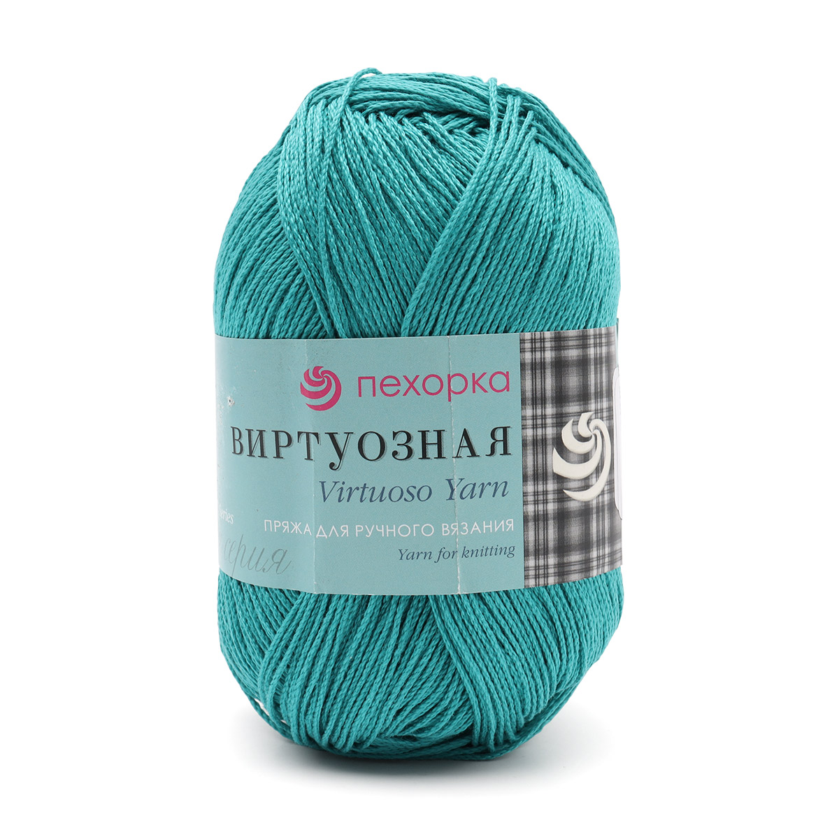 

Пряжа Пехорка 'Виртуозная', 100г, 333м (100% хлопок) (335 изумруд), 5 мотков, Голубой
