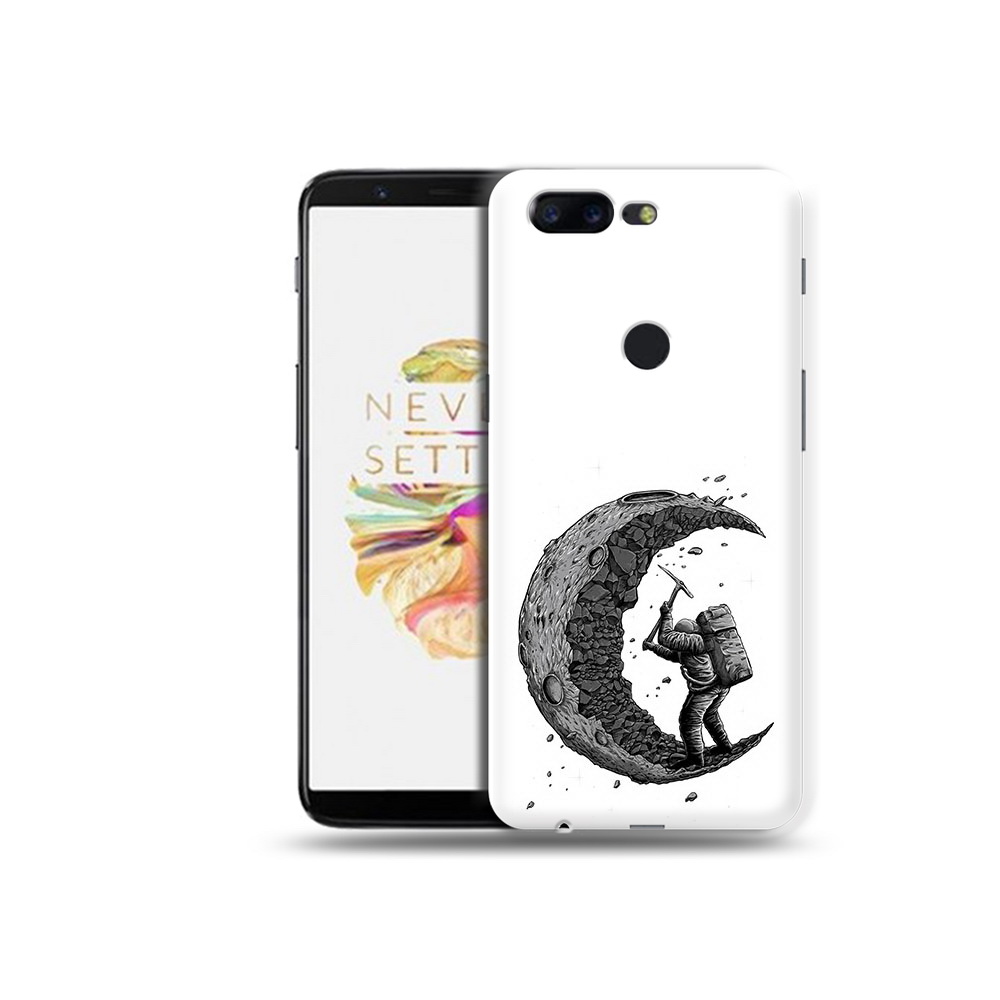 

Чехол MyPads Tocco для OnePlus 5T камненная луна, Прозрачный, Tocco