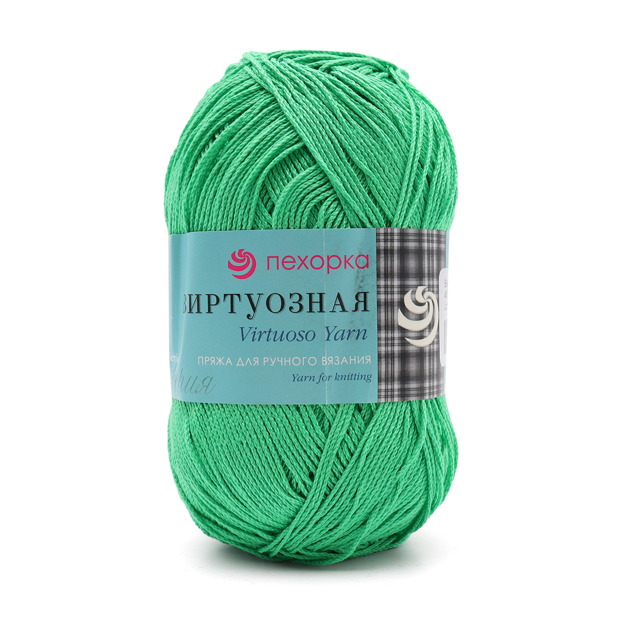 

Пряжа Пехорка 'Виртуозная', 100г, 333м (100% хлопок) (480 яркая зелень), 5 мотков, Зеленый
