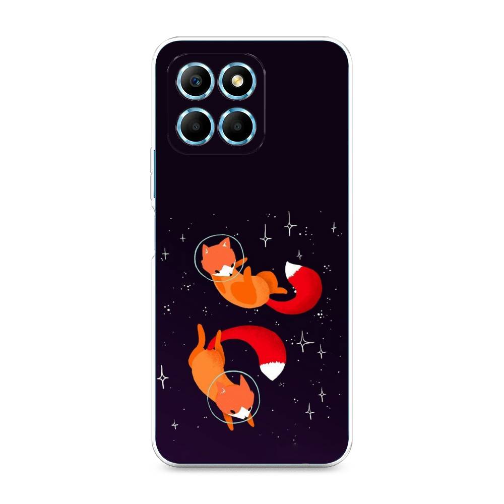 

Чехол Awog 6120250-4 для Honor X6s "Лисы космонавты", Оранжевый, 6120250-4