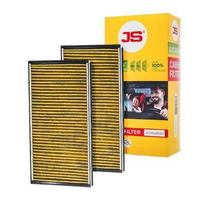 Комплект фильтров салона антибактериальный JS Asakashi для BMW x3, 5, 6 06- AC0154BSET