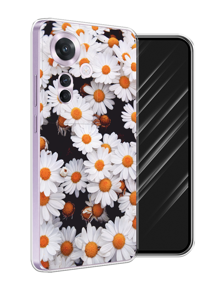 

Чехол Awog на Oppo Reno 11F "Ромашковое поле", Белый, 2516650-1