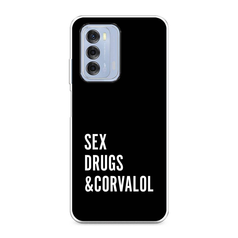 

Чехол для ZTE Blade V40 "Corvalol", Черный;серый;белый, 136150-6