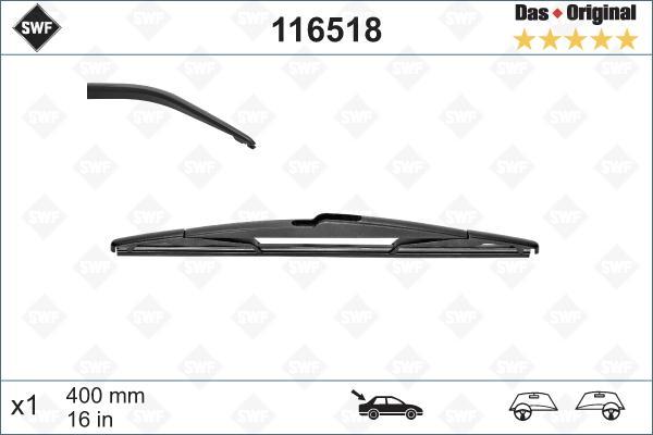 Щетка Стеклоочистителя 400mm Citroen: Jumpy/ Ford: Grand C-Max/ Volvo: C30 Swf арт. 116518