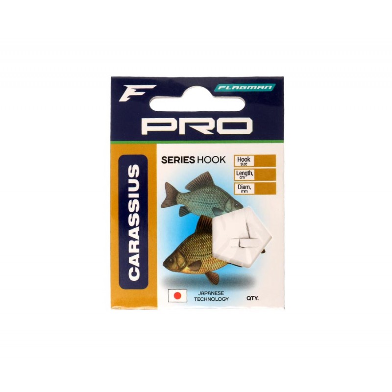 

Поводок рыболовный FLAGMAN Поводок готовый Pro Carassius Hooks 18 7шт, PRCRN