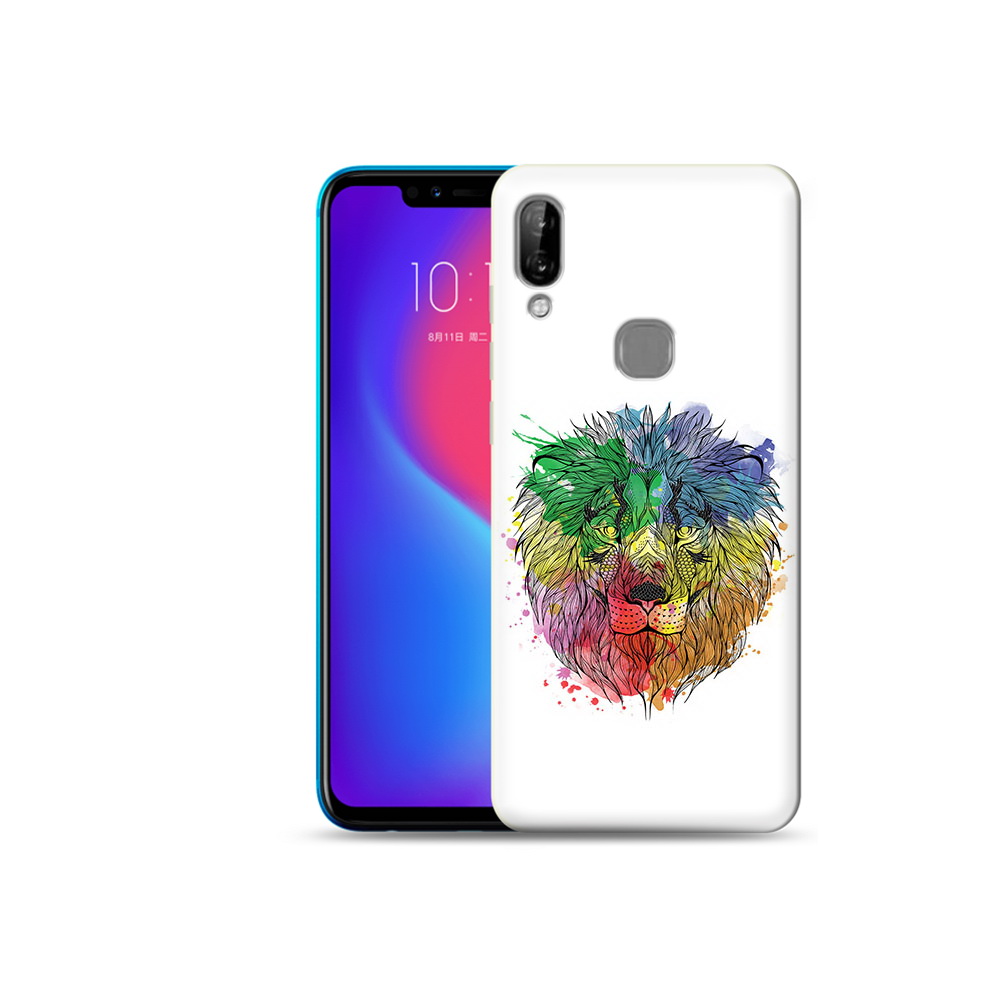 

Чехол MyPads Tocco для Lenovo S5 Pro разноцветный гордый лев, Прозрачный, Tocco