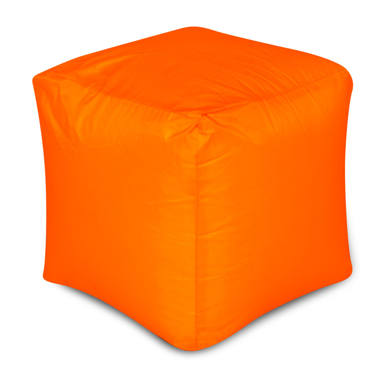 фото Бескаркасный пуф-куб dreambag куб one size, оксфорд, оранжевый