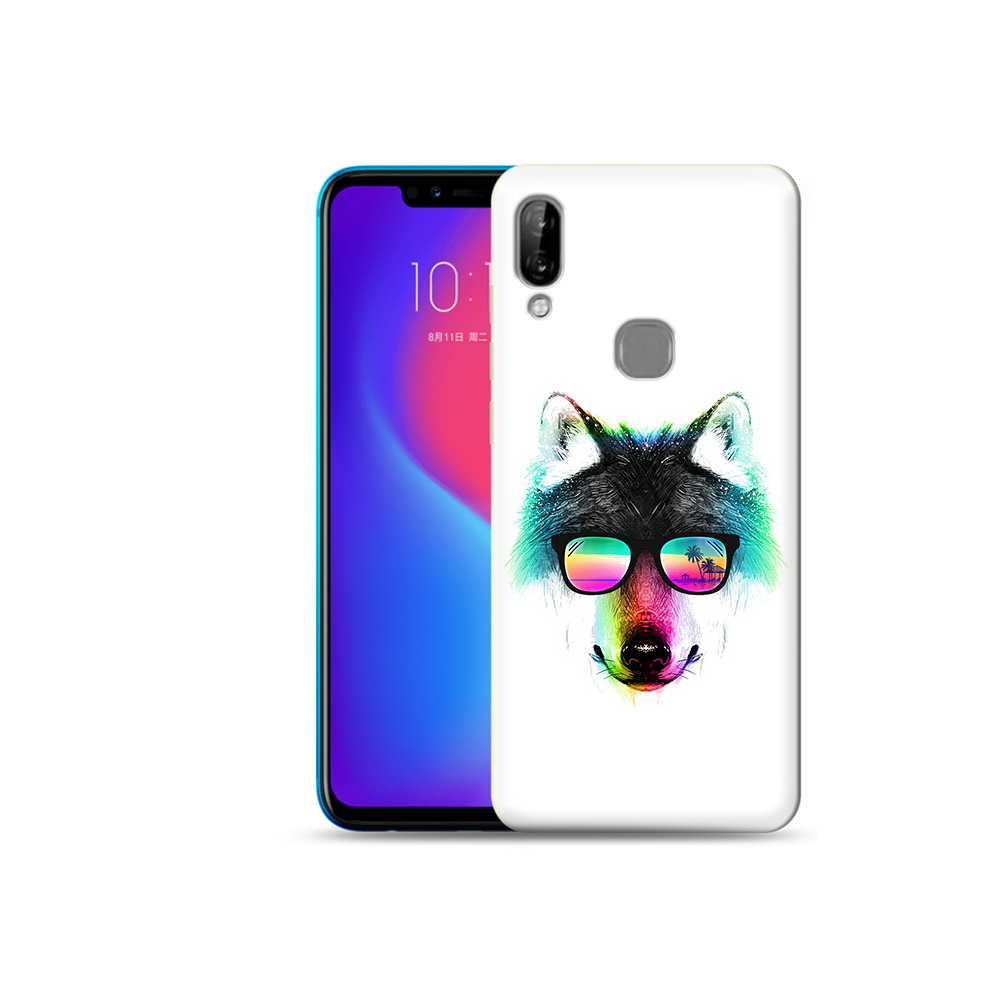 

Чехол MyPads Tocco для Lenovo S5 Pro радужный волк, Прозрачный, Tocco