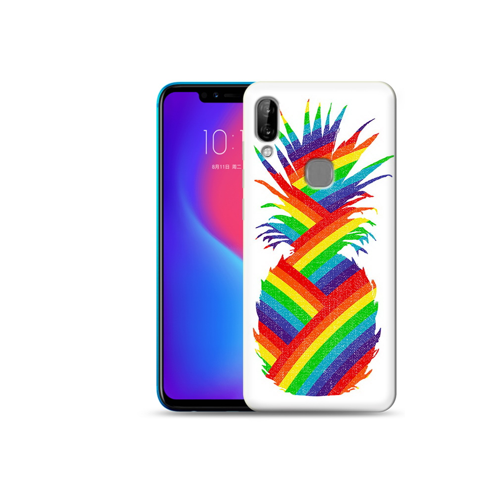 

Чехол MyPads Tocco для Lenovo S5 Pro радужный ананас, Прозрачный, Tocco