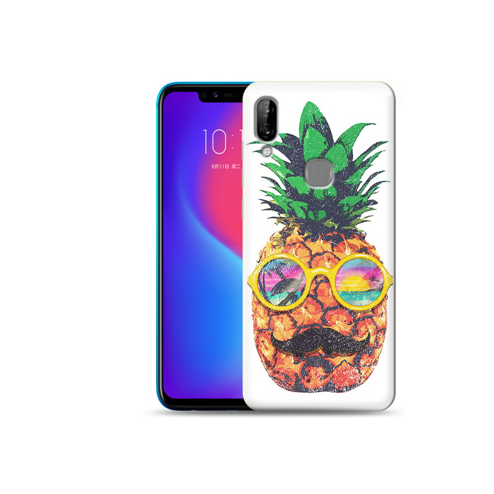 

Чехол MyPads Tocco для Lenovo S5 Pro прикольный ананас с лицом, Прозрачный, Tocco