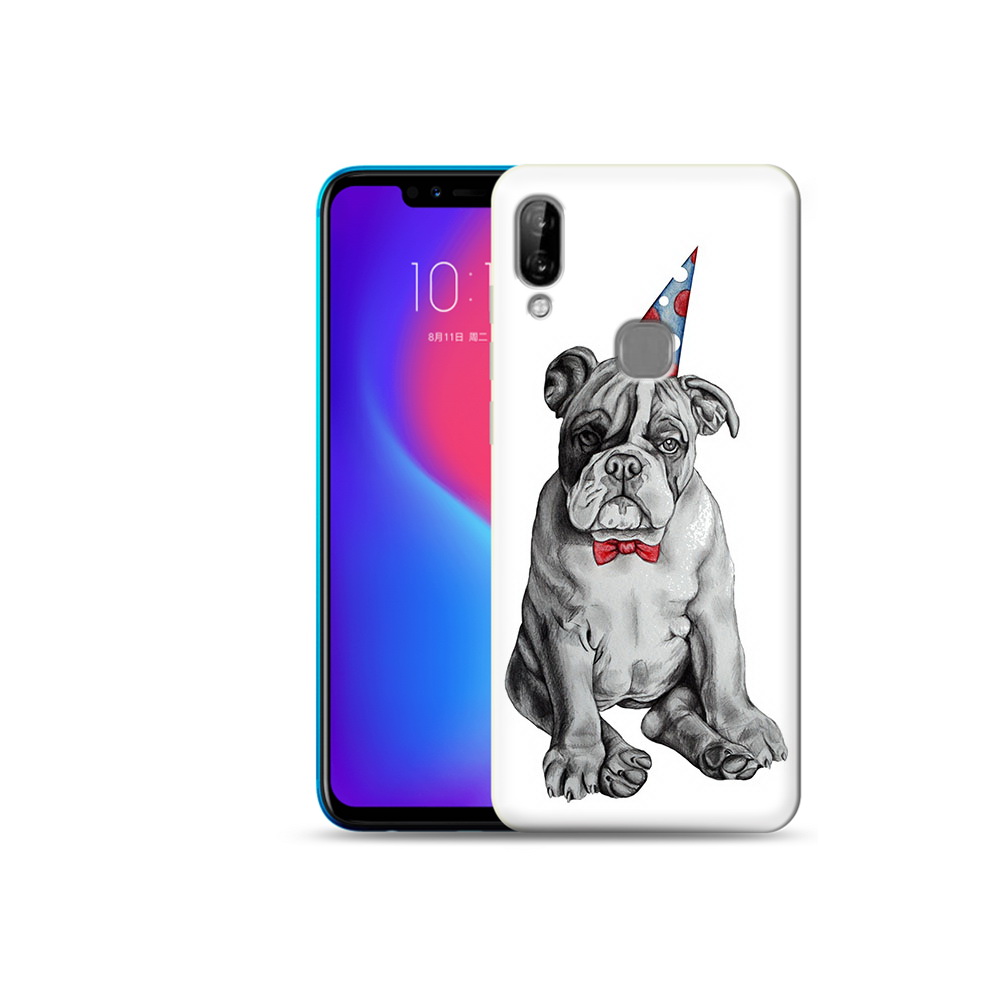 

Чехол MyPads Tocco для Lenovo S5 Pro праздничный щенок, Прозрачный, Tocco