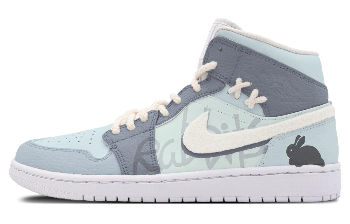 

Кеды унисекс Jordan Air Jordan 1 Mid бежевые 40 EU, Бежевый, Air Jordan 1 Mid