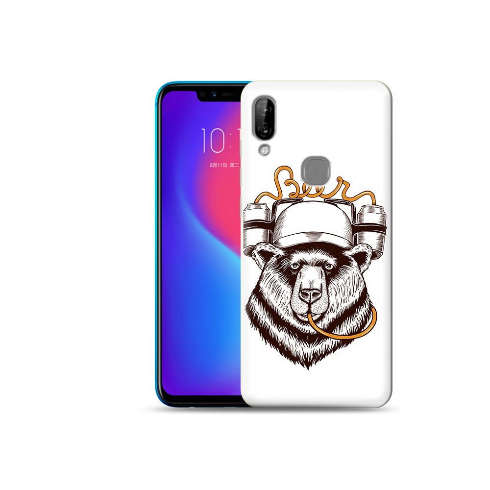 

Чехол MyPads Tocco для Lenovo S5 Pro пивной медведь, Прозрачный, Tocco