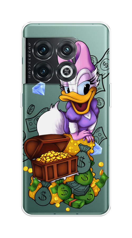 

Чехол на OnePlus 10 Pro 5G "Rich Daisy Duck", Коричневый;белый;фиолетовый, 152150-6