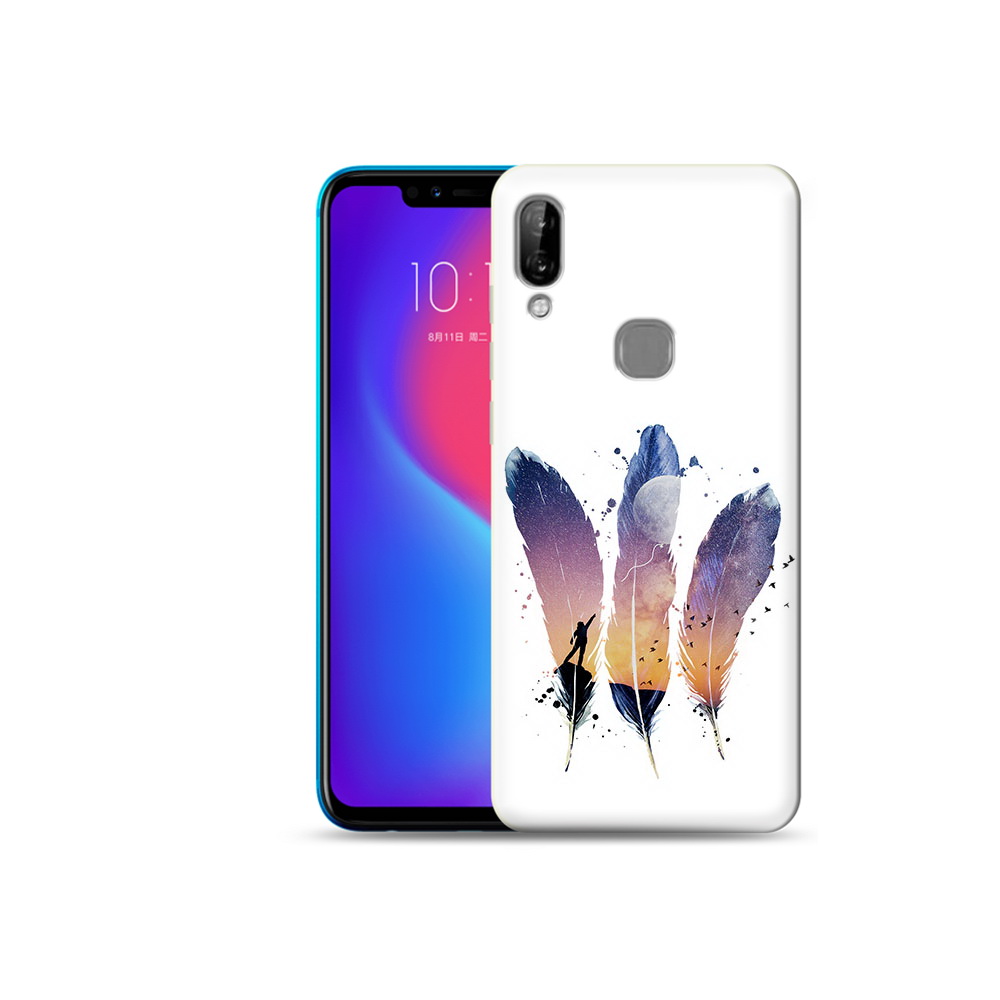 

Чехол MyPads Tocco для Lenovo S5 Pro небесные перья, Прозрачный, Tocco