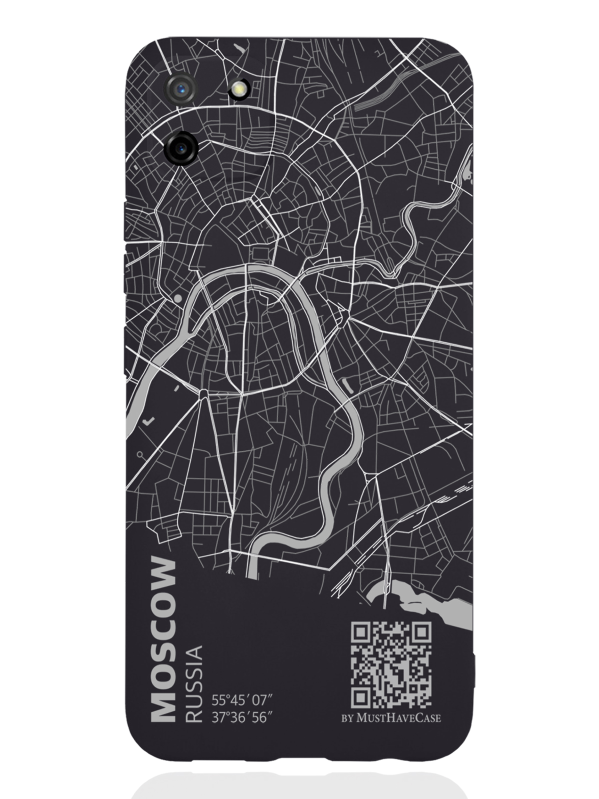 

Чехол MustHaveCase RealMe C11 Карта Москвы, Серый;черный, RealMe C11 Карта Москвы