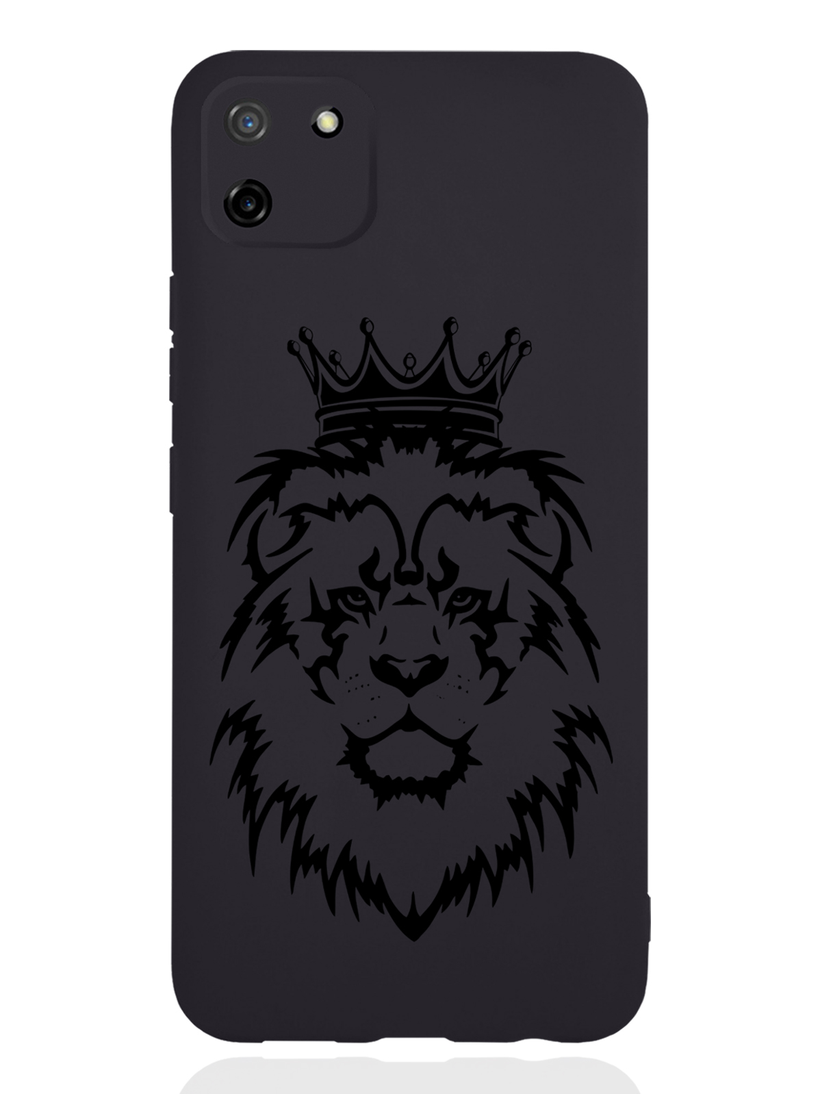 

Чехол MustHaveCase RealMe C11 Лев, Черный, RealMe C11 Лев