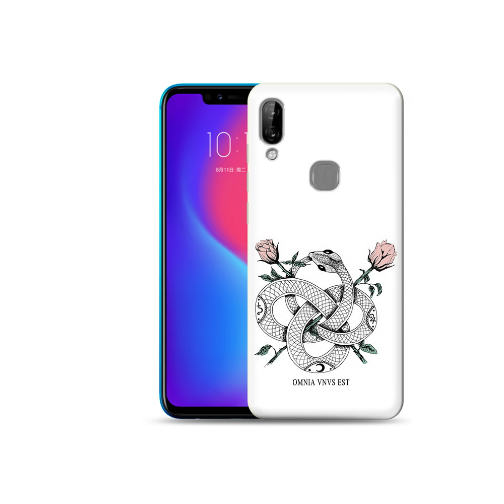 

Чехол MyPads Tocco для Lenovo S5 Pro нарисованная змея абстракция, Прозрачный, Tocco