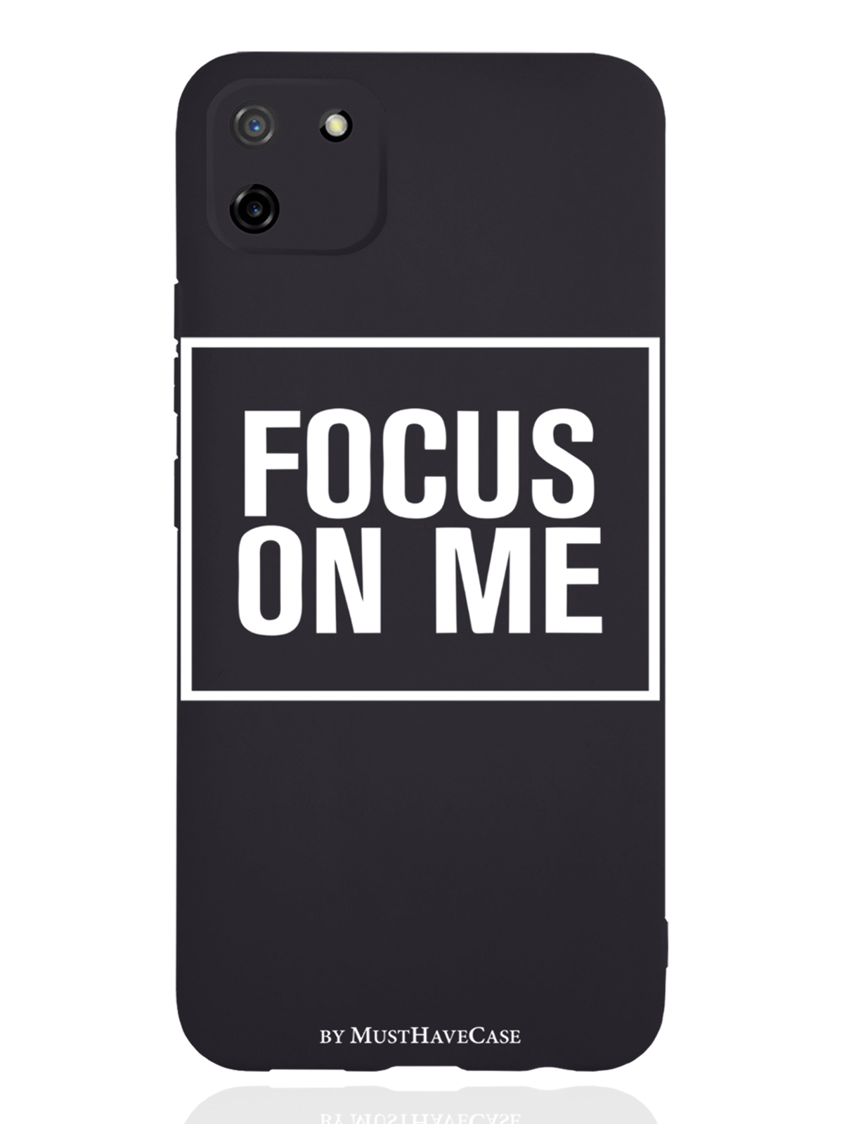 

Чехол MustHaveCase RealMe C11 Focus on me, Черный;белый, RealMe C11 Focus on me