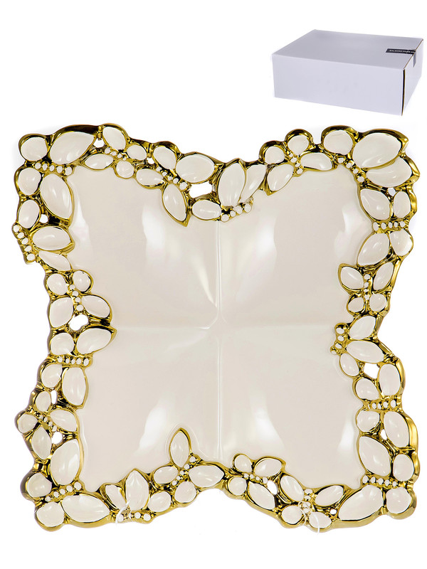 

Менажница 4 секции Balsford Home Art Butterfly 29х29х5 см 147-31002