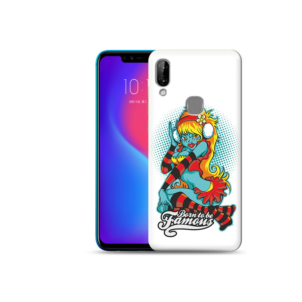 

Чехол MyPads Tocco для Lenovo S5 Pro нарисованная девушка в наушниках, Прозрачный, Tocco