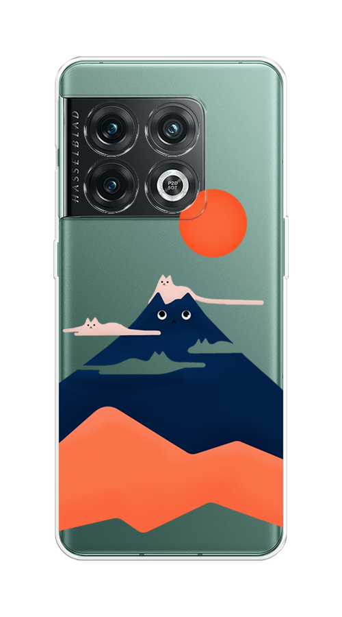 

Чехол на OnePlus 10 Pro 5G "Кот-гора", Черный;оранжевый, 152150-4