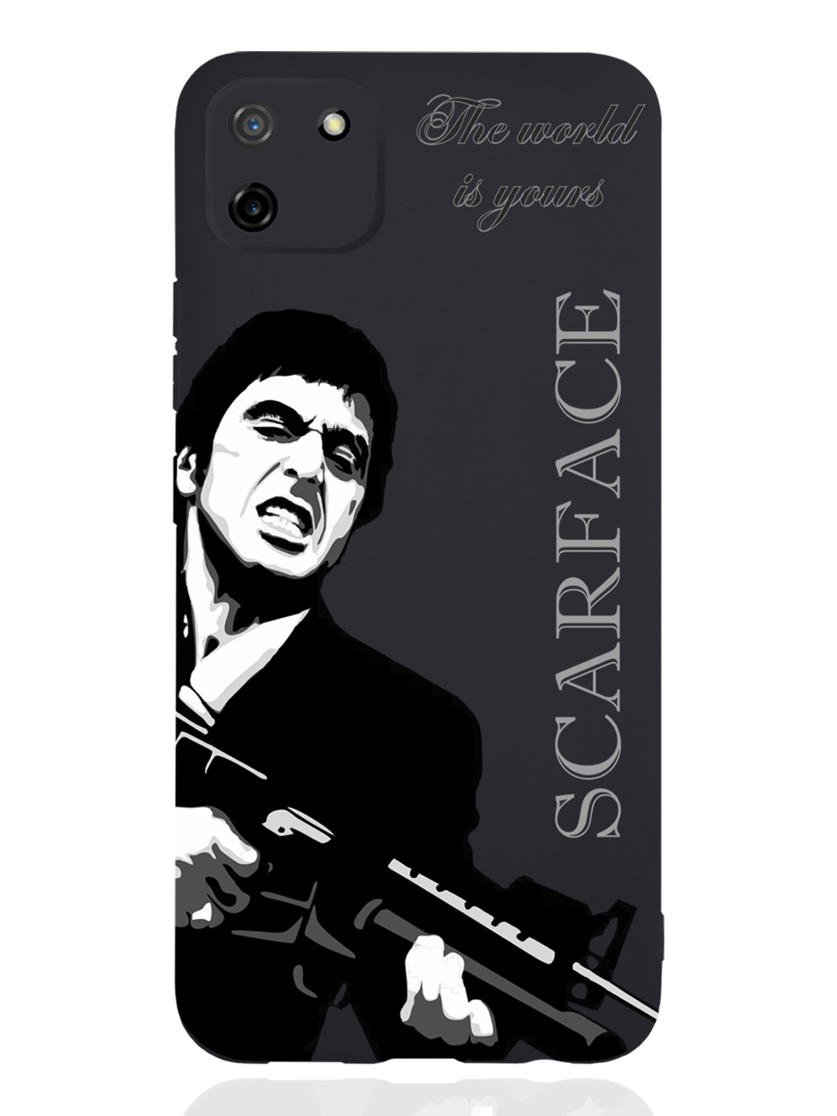 фото Чехол musthavecase realme c11 scarface tony montana лицо со шрамом