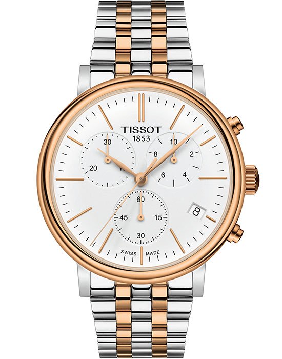 Наручные часы мужские Tissot T122.417.22.011.00 золотистые/серебристые