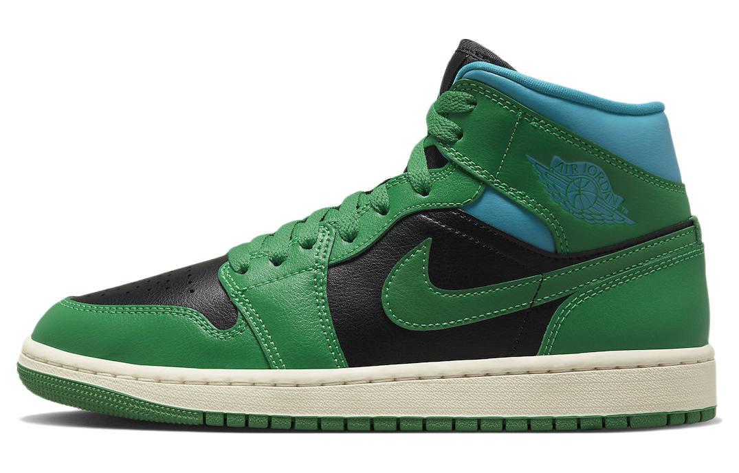 

Кеды унисекс Jordan Air Jordan 1 Mid зеленые 40 EU, Зеленый, Air Jordan 1 Mid