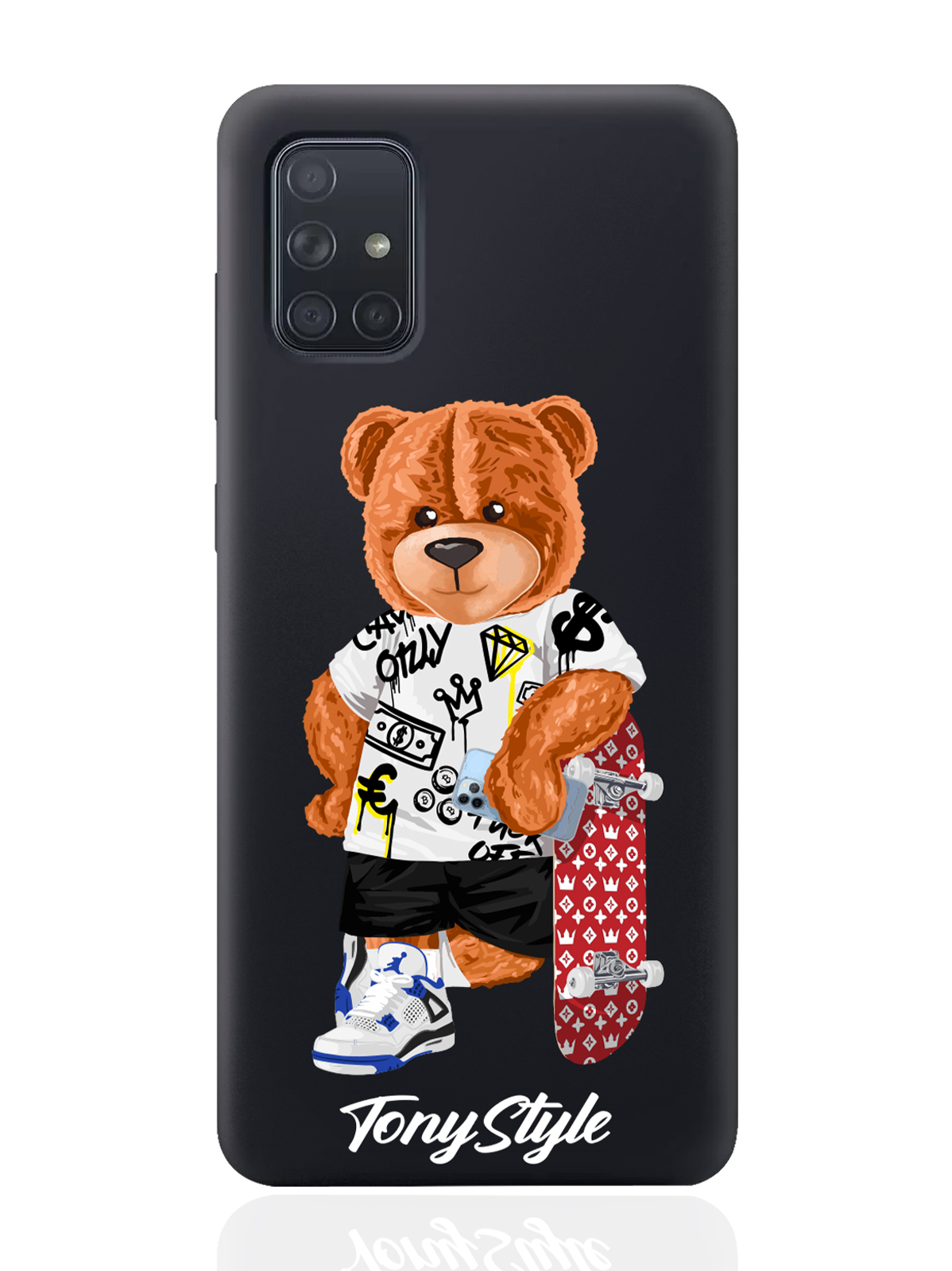

Чехол Tony Style Samsung Galaxy A71 Tony Style со скейтом, Коричневый;черный;красный, Samsung Galaxy A71 Tony Style со скейтом