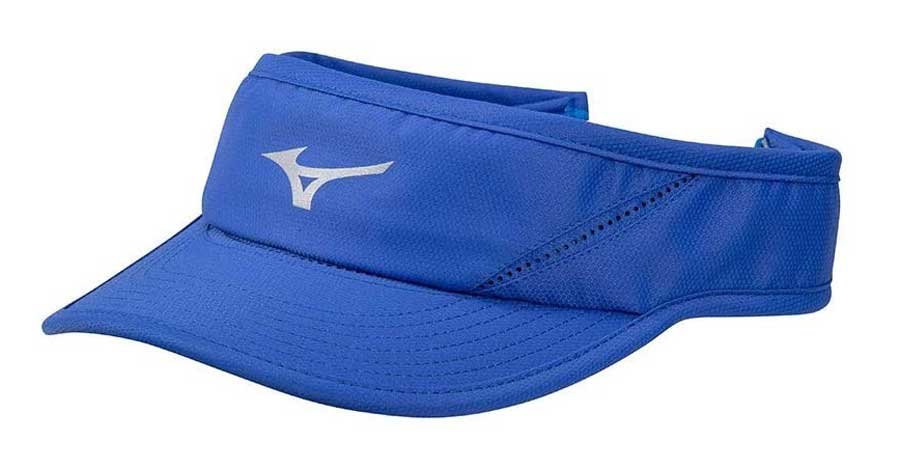 фото Бейсболка mizuno drylite visor, one size, синяя