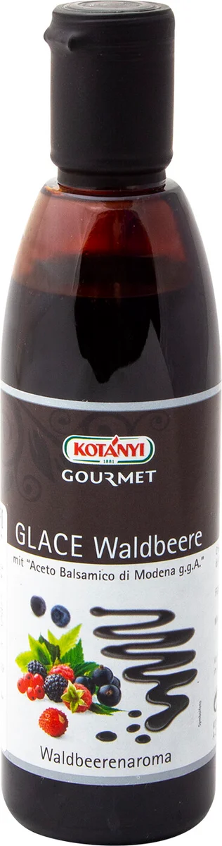 фото Крем-соус kotanyi balsamico glace waldbeere со вкусом лесных ягод 250мл