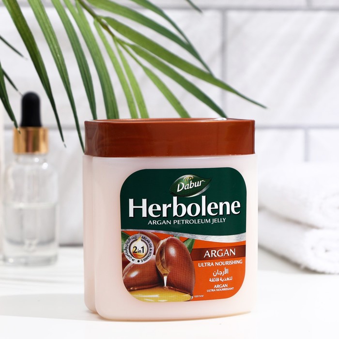

Крем для кожи Dabur Herbolene с маслом аргана и витамином Е увлажняющий, 225 мл